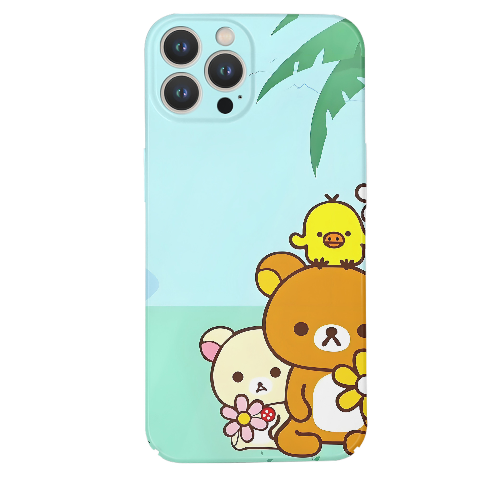 （画像用） リラックマ リラックマ キイロイトリ Rilakkuma Korilakkuma Kiiroitori 【iPhone 14シリーズ対応】ハードケース